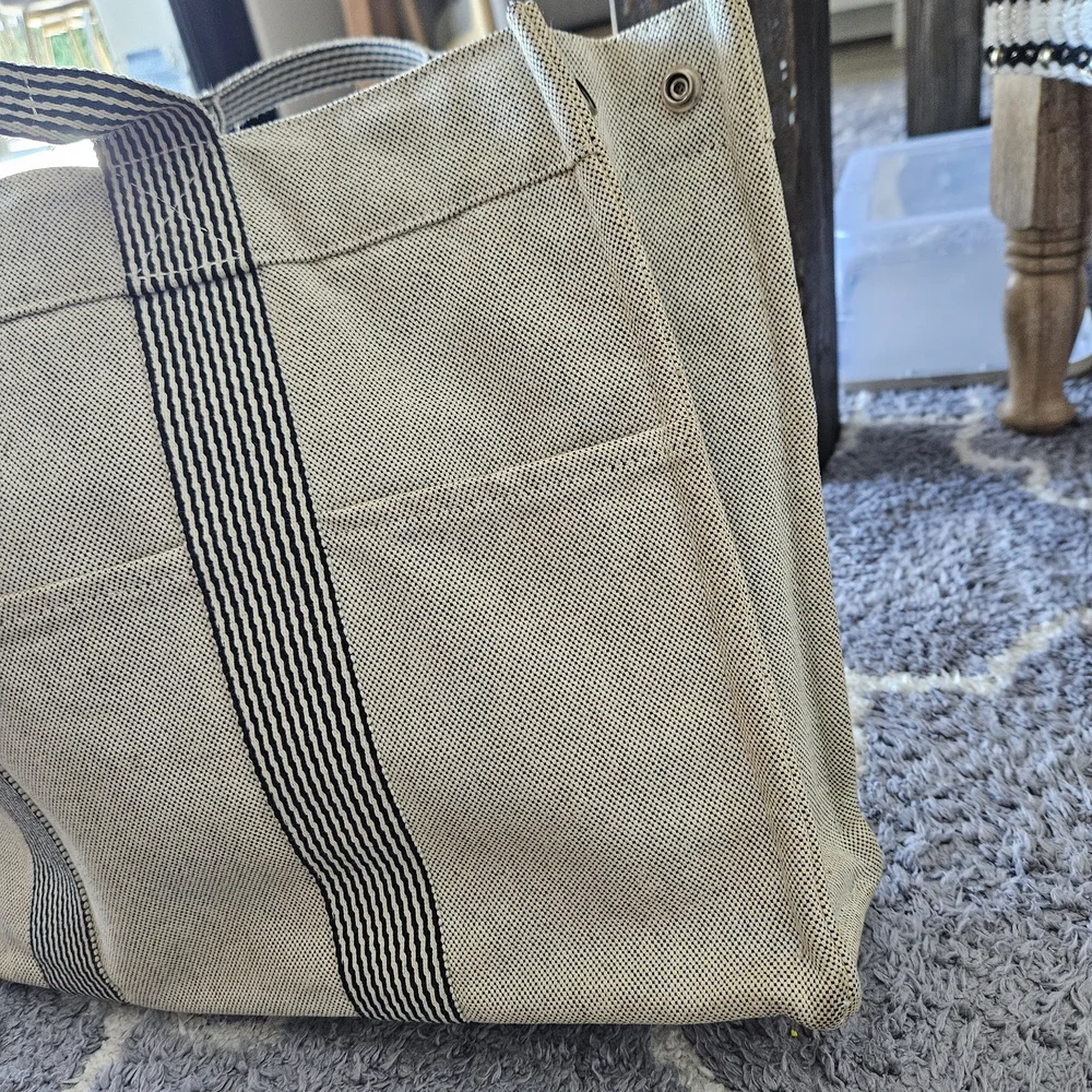 Hermes Canvas Tote Bag - Picture 8 of 9